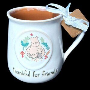 Rae Dunn Disney 'Thankful for Friends' Winnie the Pooh Mug 2025 NWT